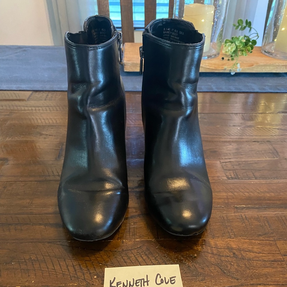 Kenneth Cole Womens Marcy Mid Boot Black